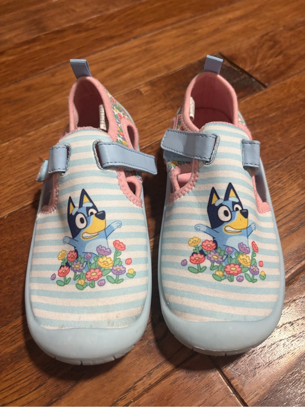 Bluey Size 13 Water Shoes Sandals Character Toddler Little Girls